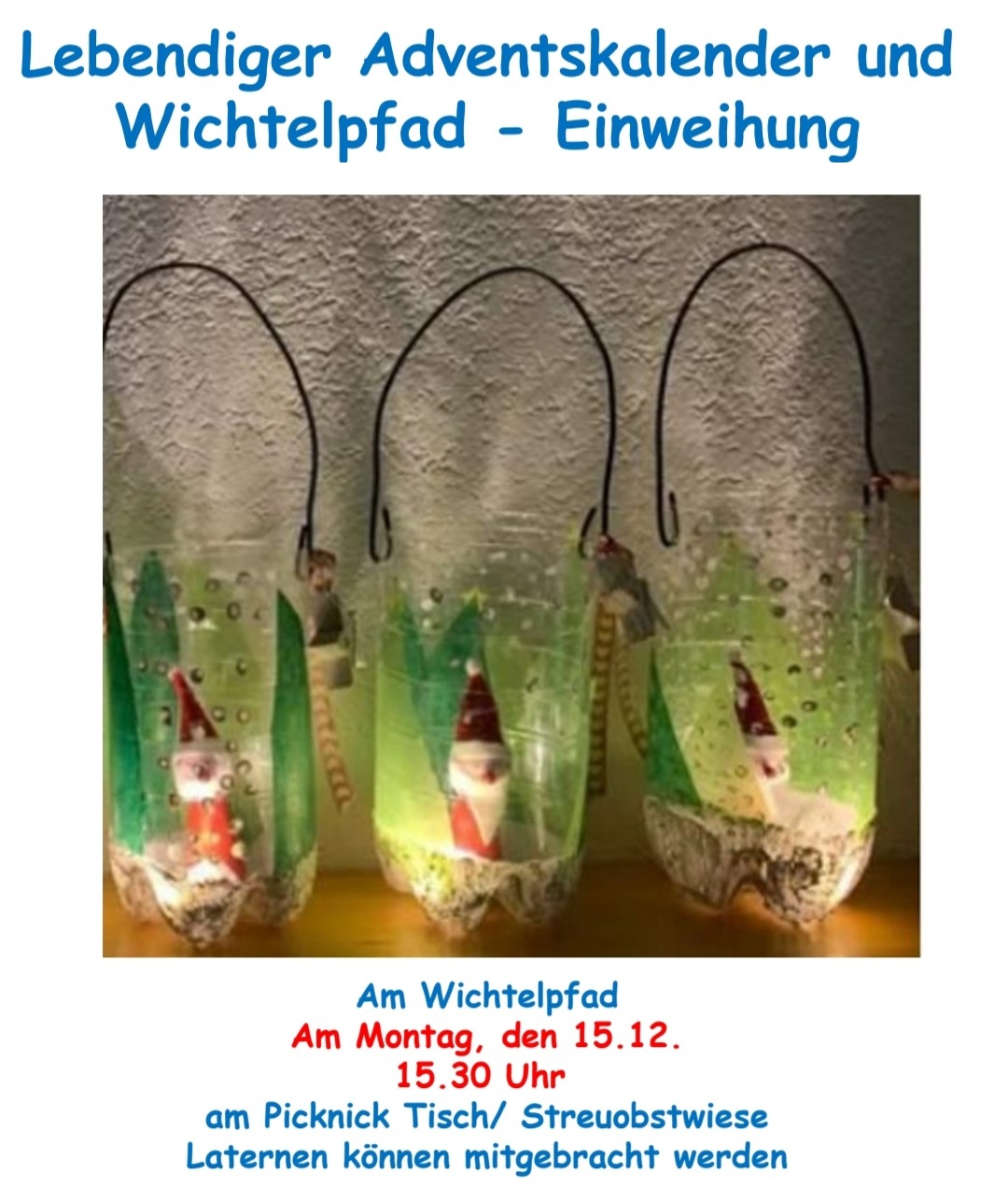 Lebendiger Adventskalender und Wichtelpad