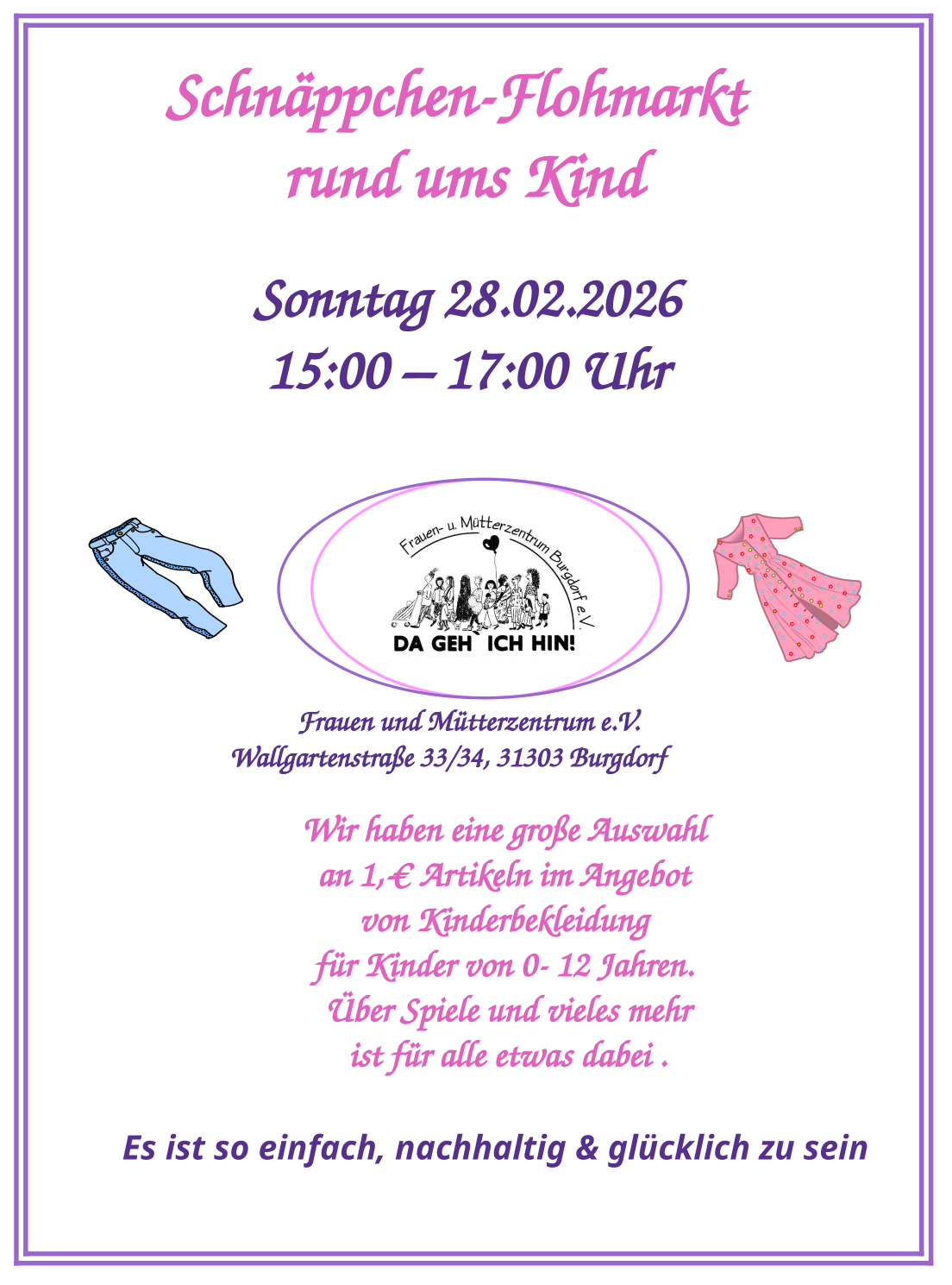 Schn�ppchen-Flohmarkt