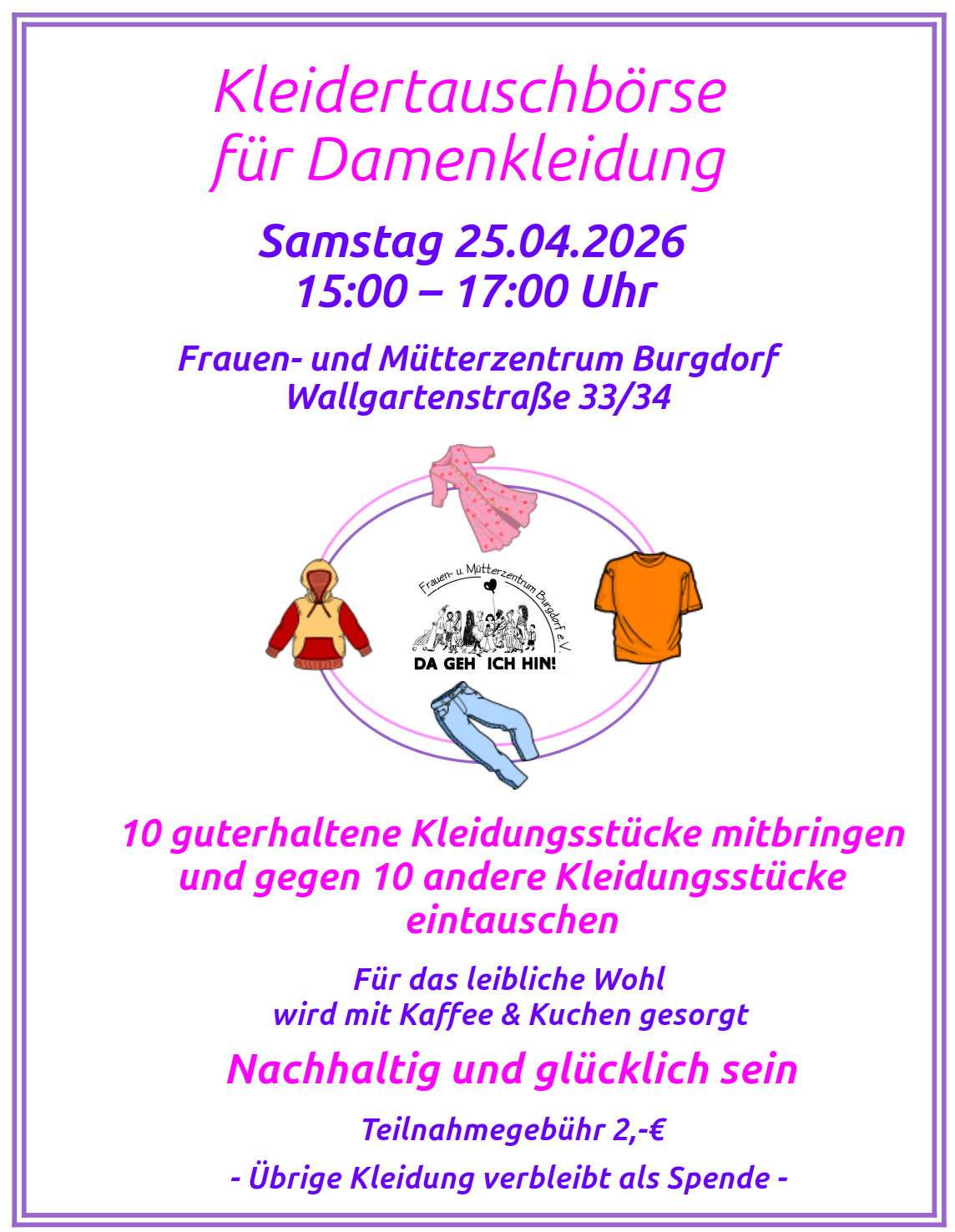 Kleidertauschb�rse