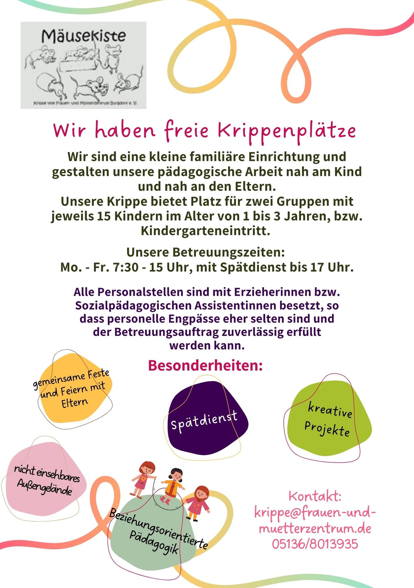 Freie Krippenpl�tze